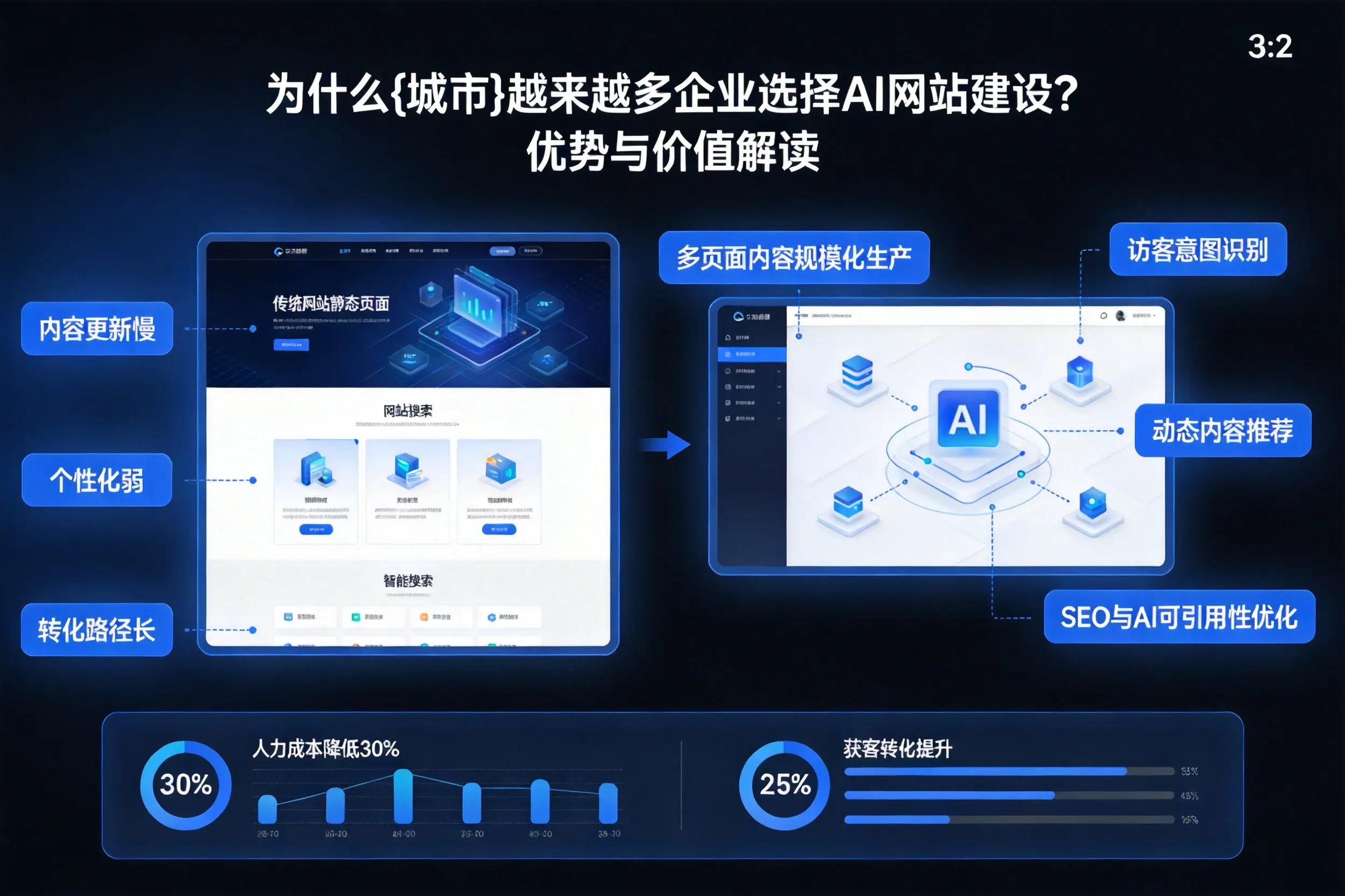 为什么朝阳越来越多企业选择AI网站建设?优势与价值解读