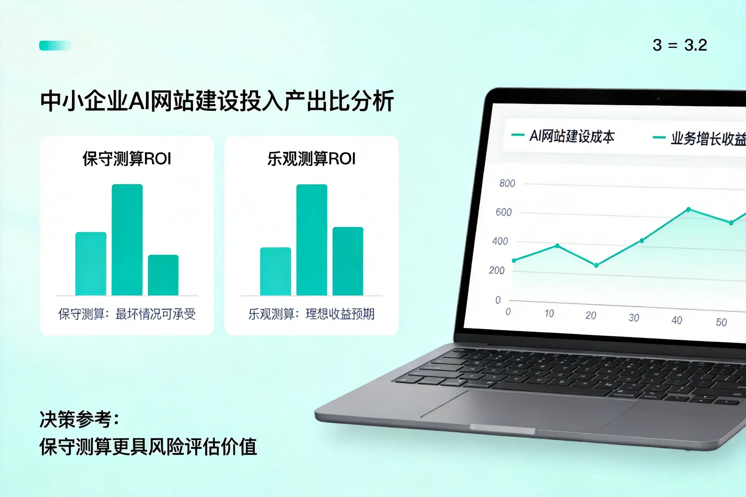 朝阳中小企业AI网站建设投入产出比怎么算?先看这份分析
