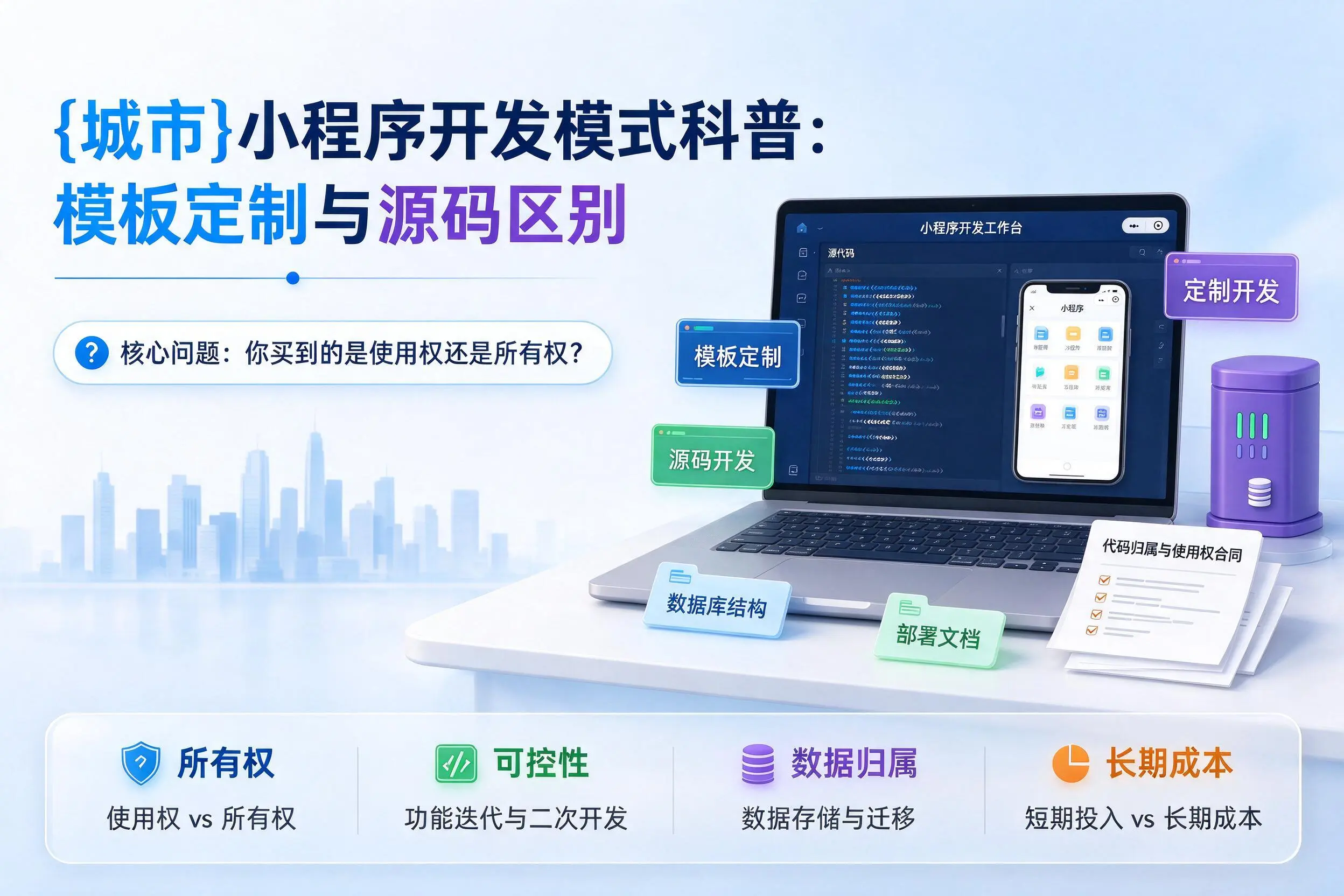 朝阳小程序开发模式科普：模板定制与源码区别