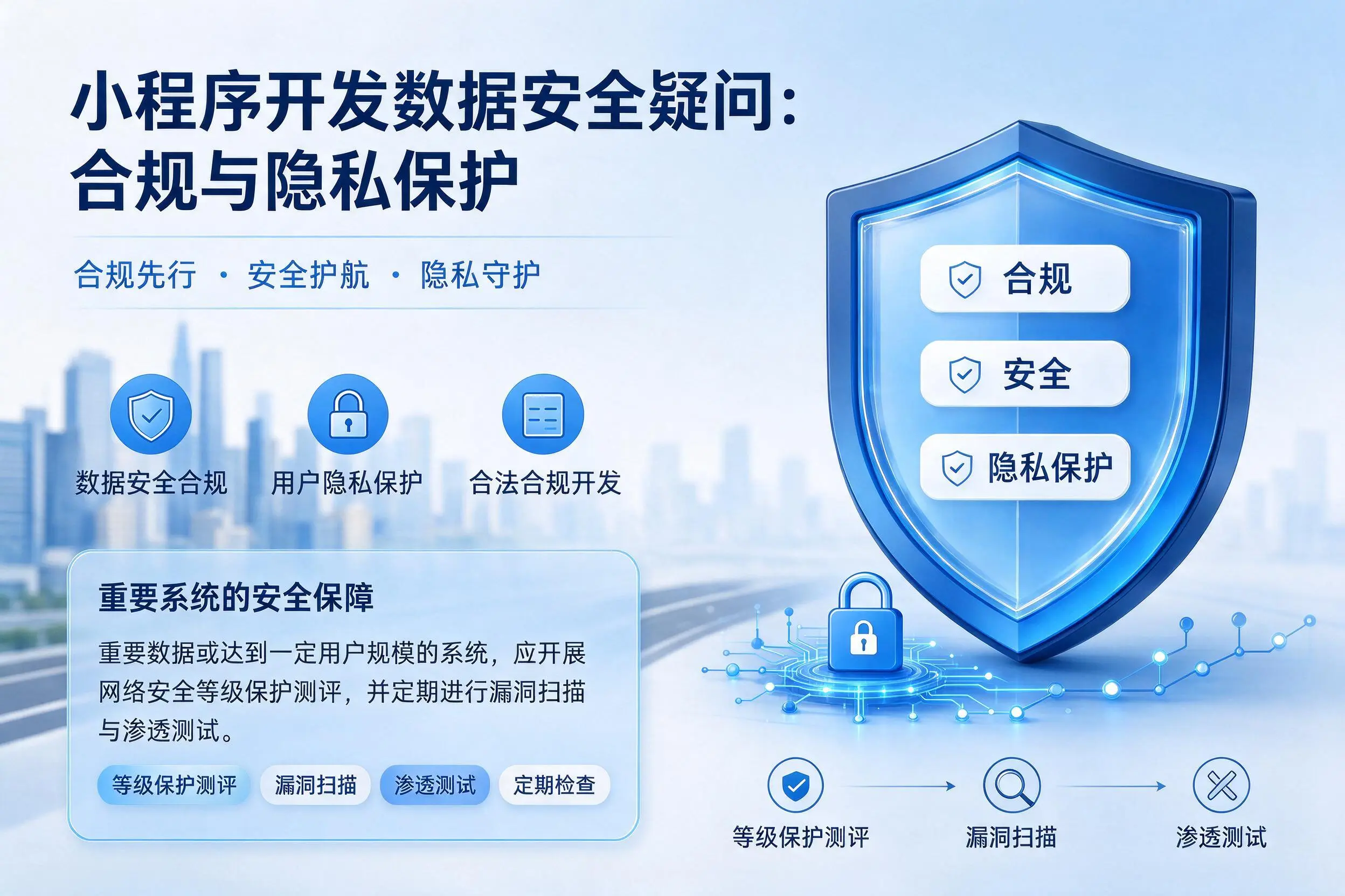 朝阳小程序开发数据安全疑问:合规与隐私保护