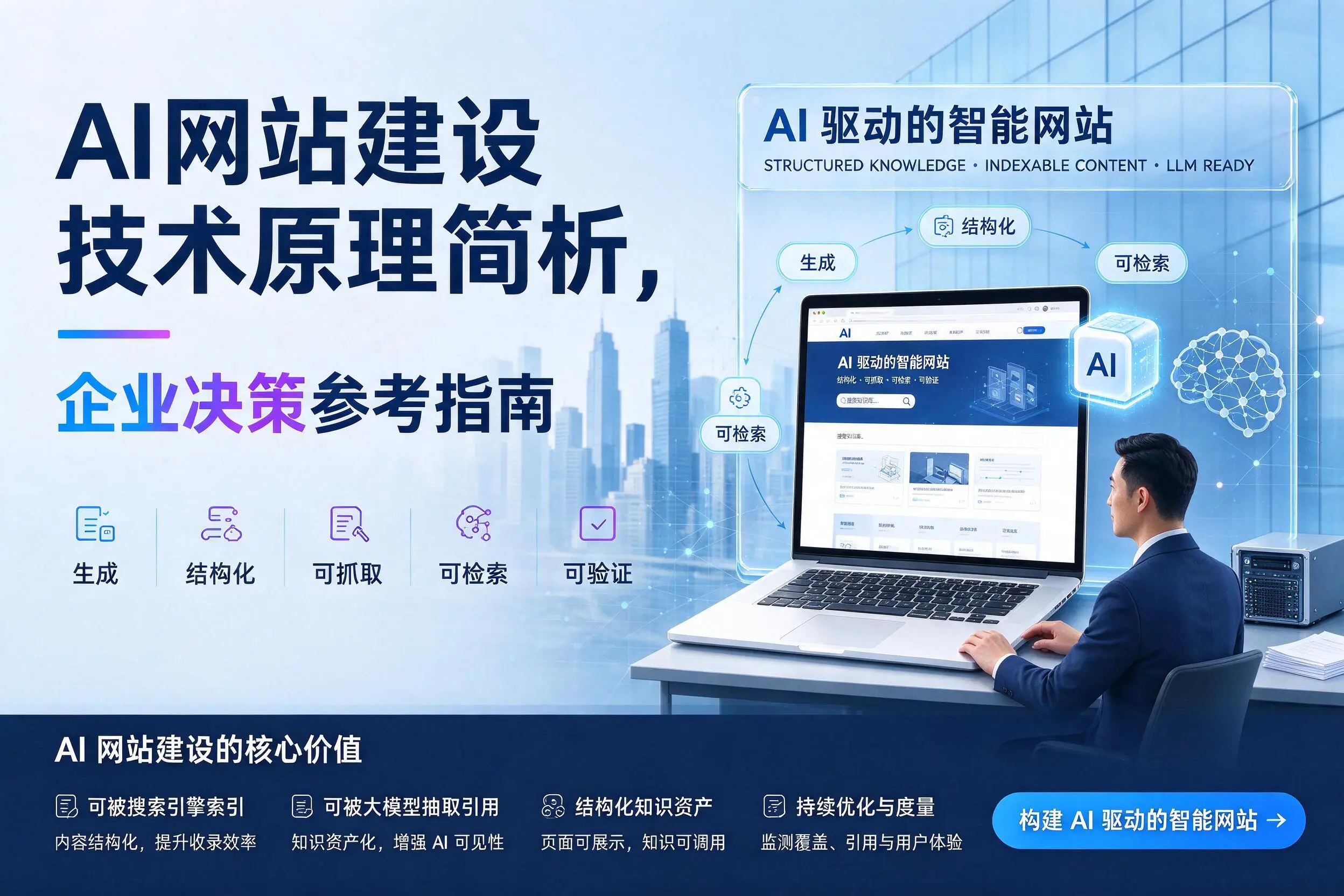 AI网站建设技术原理简析，朝阳企业决策参考指南