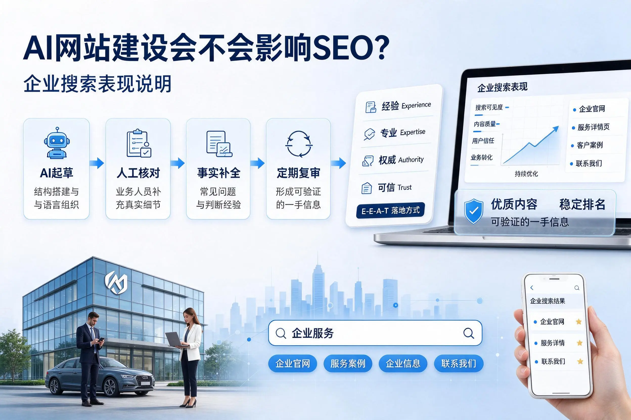 AI网站建设会不会影响SEO?朝阳企业搜索表现说明