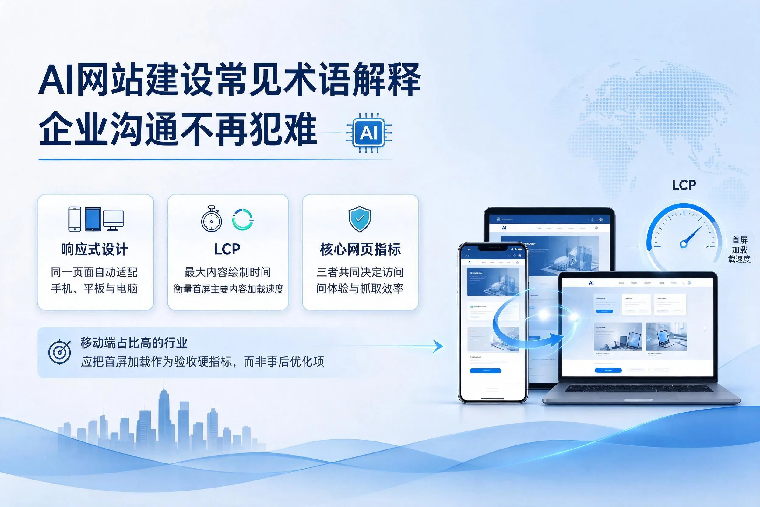 AI网站建设常见术语解释，朝阳企业沟通不再犯难