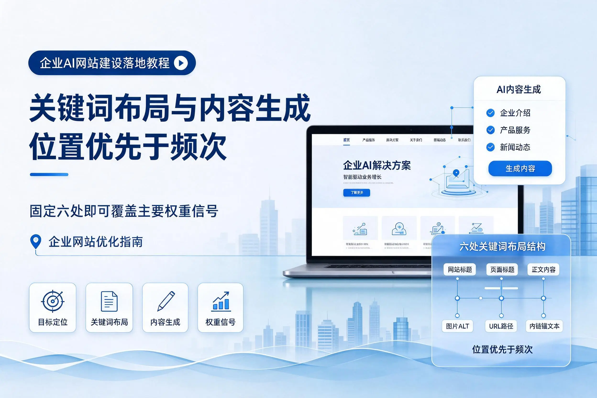 朝阳企业AI网站建设落地教程：关键词布局与内容生成